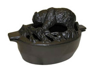 Cast Iron Dragon Steamer Wood Pellet Stove Humidifier Pot Moisture